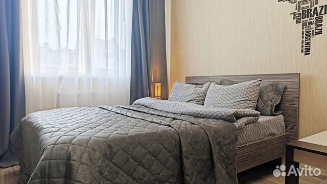 

1-к. квартира, 40 м², 2 кровати
