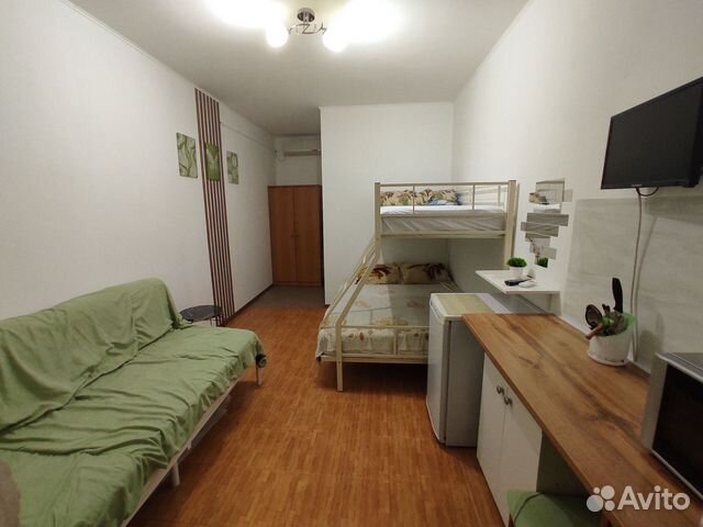 

Квартира-студия, 17 м², 2 кровати
