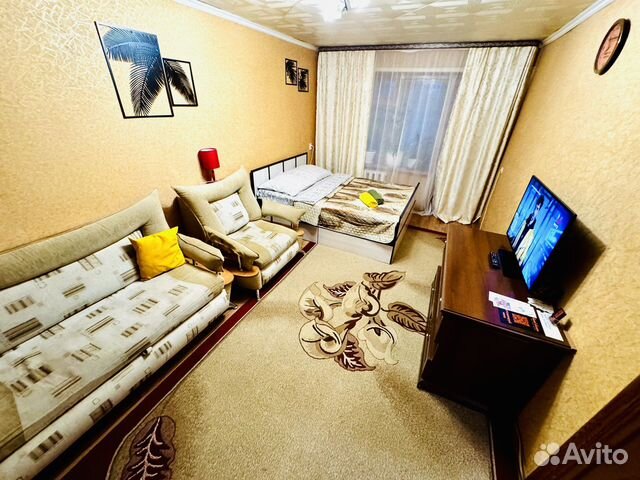 

1-к. квартира, 40 м², 3 кровати