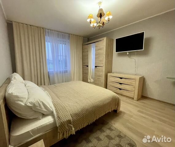 

1-к. квартира, 54 м², 3 кровати