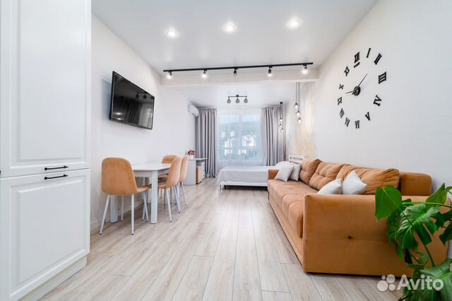 

Квартира-студия, 35 м², 2 кровати