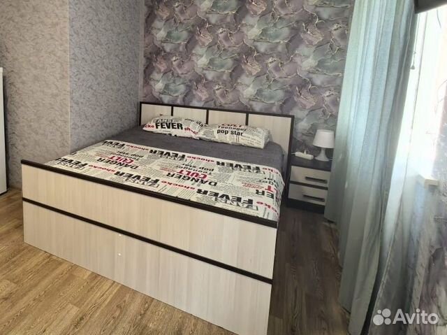 

Квартира-студия, 28 м², 2 кровати