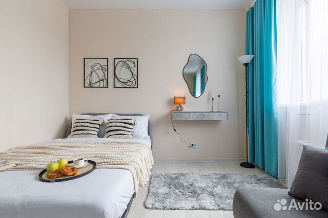 

Квартира-студия, 30 м², 2 кровати