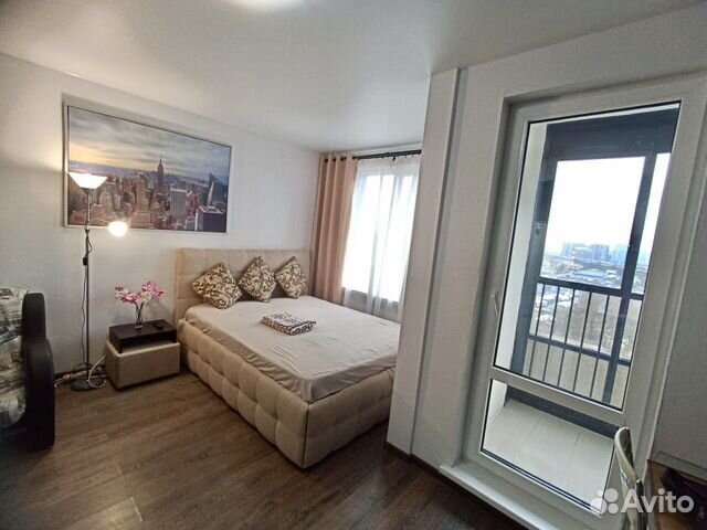 

Квартира-студия, 30 м², 2 кровати