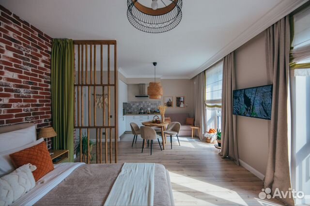 

Квартира-студия, 35 м², 2 кровати