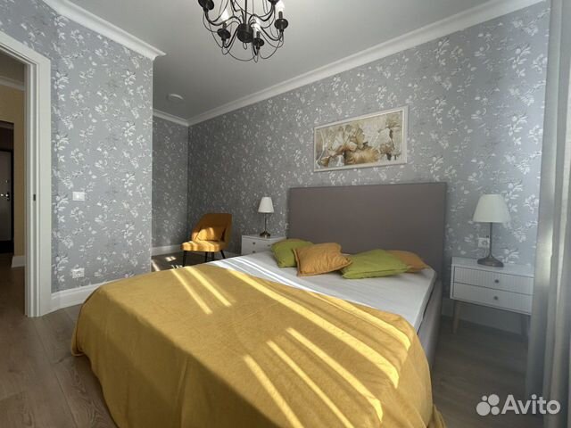 

1-к. квартира, 46 м², 2 кровати