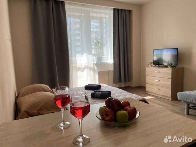 

Квартира-студия, 24 м², 2 кровати
