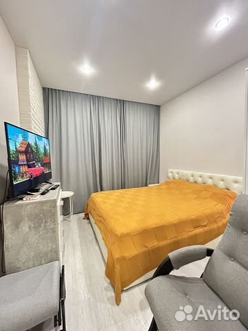 

Квартира-студия, 35 м², 2 кровати