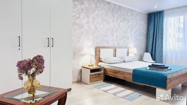 

1-к. квартира, 43 м², 2 кровати