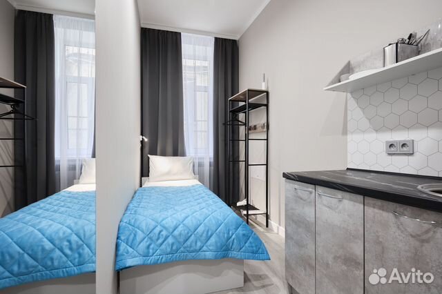 

Квартира-студия, 10 м², 1 кровать