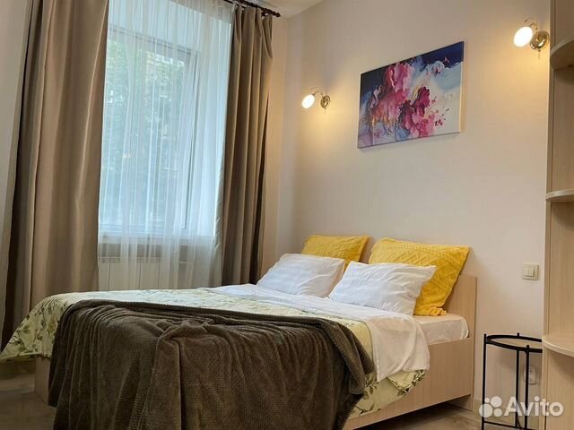 

Квартира-студия, 62 м², 2 кровати