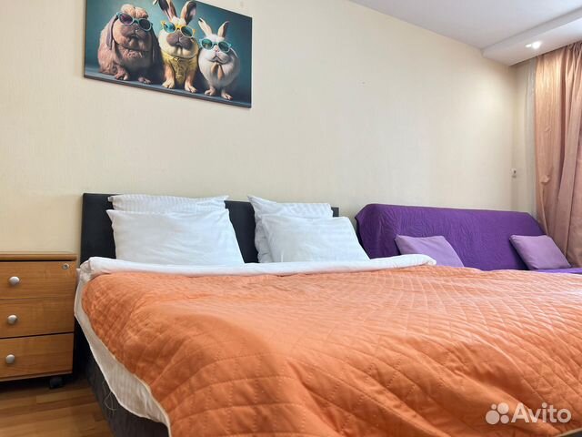 

1-к. квартира, 38 м², 3 кровати