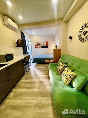 

Квартира-студия в апарт-отеле, 24 м², 2 кровати