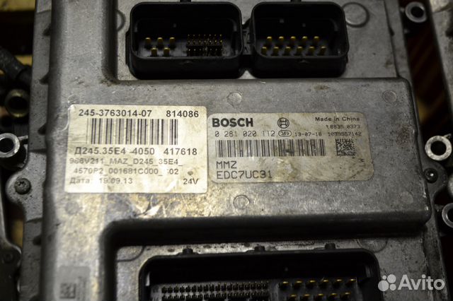 Блок управления двигателем Д245.35Е4, маз-4371 эбу