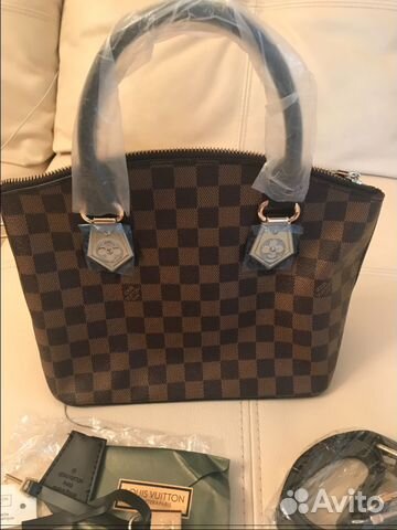 Новая Коричневая сумка louis vuitton, Луи виттон