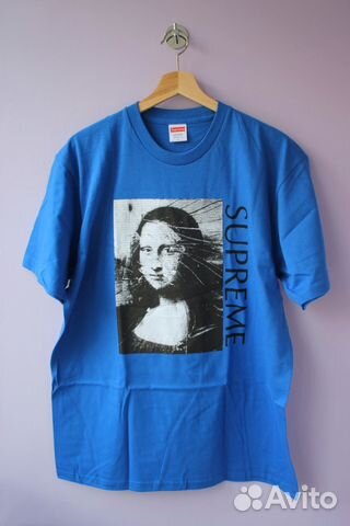 supreme mona lisa tee white