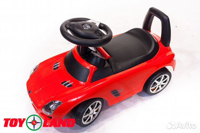 Детская Машинка-Каталка SLS AMG С Рулем Управления