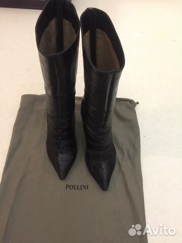 Сапоги Pollini, оригинал, кожа Сапоги Pollini, оригинал, кожа