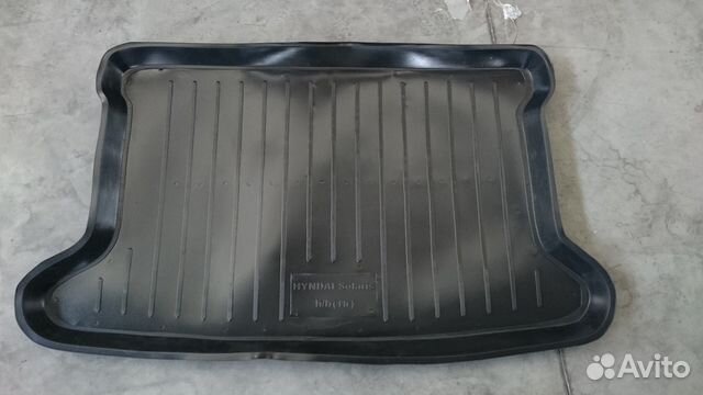 Коврик багажника пластиковый Hyundai Solaris h/b