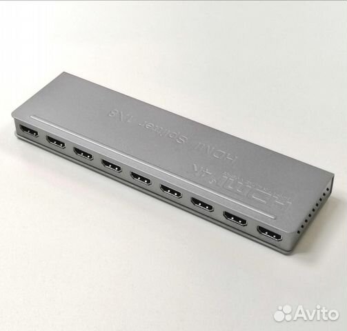 Hdmi Splitter 1x8 делитель на 8 выходов 4K серый Hdmi Splitter 1x8 делитель на 8 выходов 4K серый