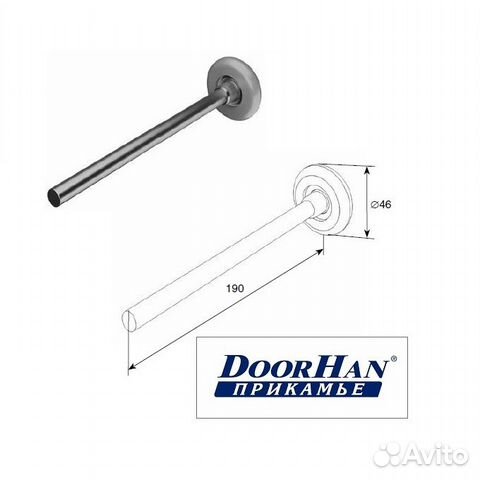 Ролики (190 мм) для секционных ворот DoorHan