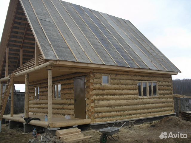 Сруб дома 6х8+2 из рубленного бревна Сруб дома 6х8+2 из рубленного бревна