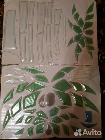 Витраж из стекла Пальмы