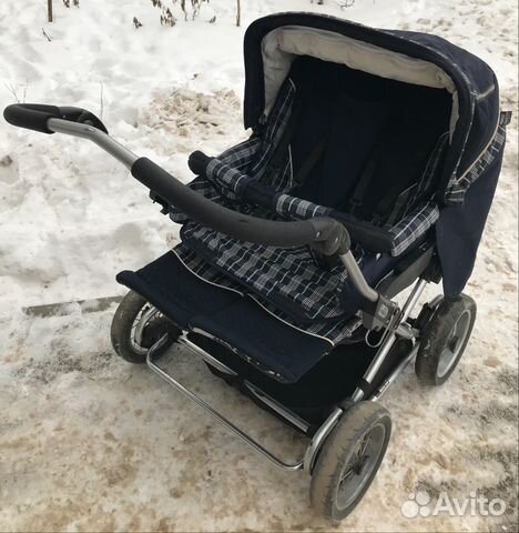 Коляска для двойни Emmaljunga Twin City Cross