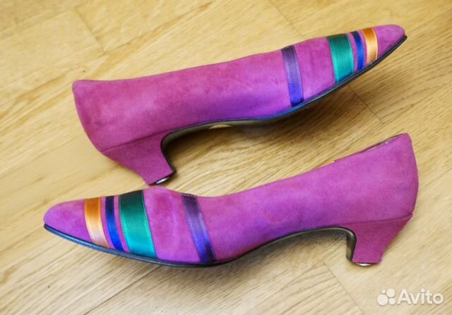 YSL туфли женские р. 34-35 замшевые