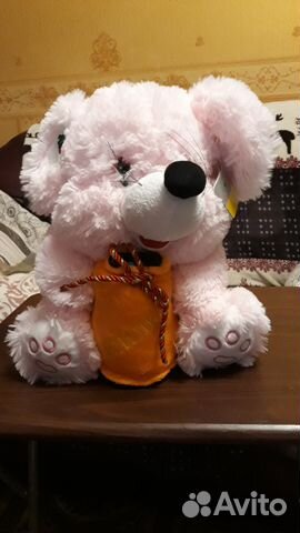 Новая мягкая игрушка медвежонок с капилкой