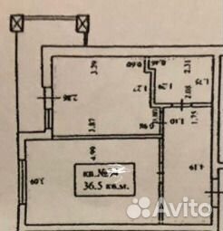 1-к квартира, 36.5 м², 6/7 эт.