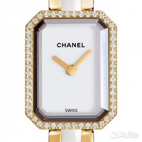 Chanel Premiere Ceramic Yellow Gold Diamonds H2435