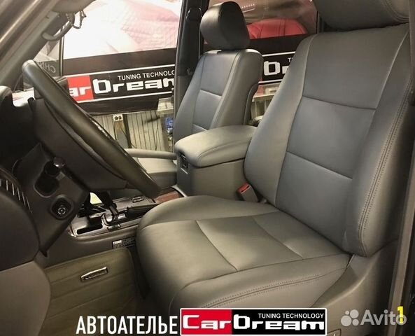 Перетяжка перешив салона Toyota Land Cruiser 100