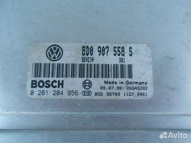 Эбу двигателя VW Passat B5 8D0907558S