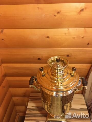 Самовар угольный на дровах 7 л