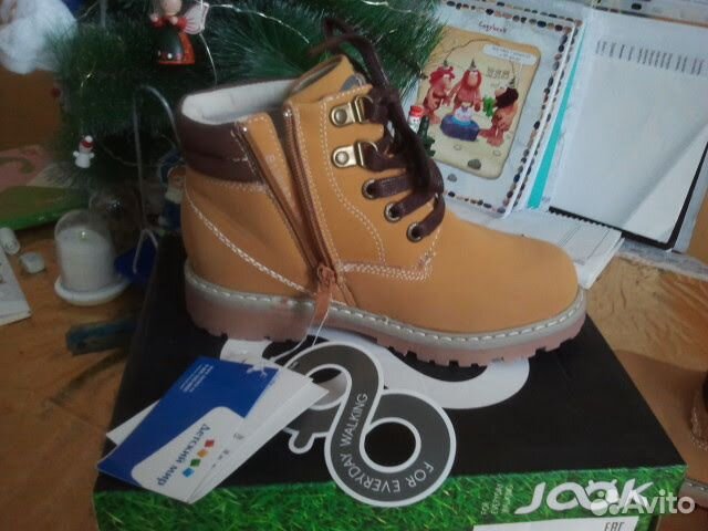 Ботинки Timberland 32р осень 7-8 лет