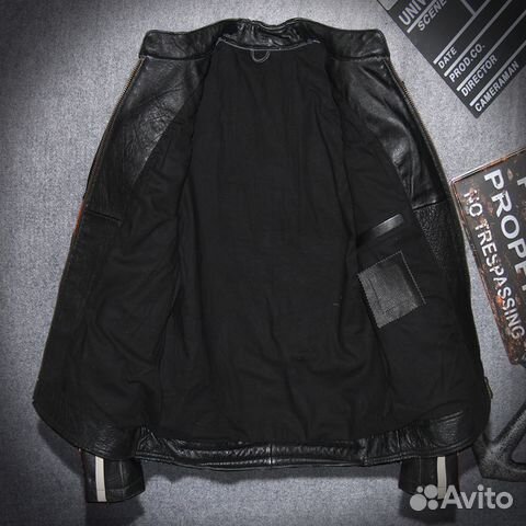 Мотокуртка кожаная Urban Baron 3 байкерская куртка