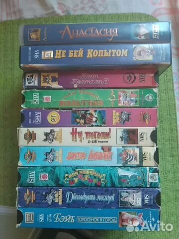 Видеокассеты VHS Dvd диски