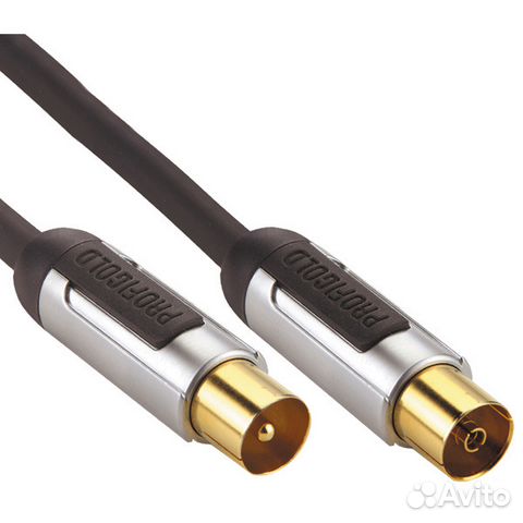 Кабель коаксиальный антенный Profigold 5м золото