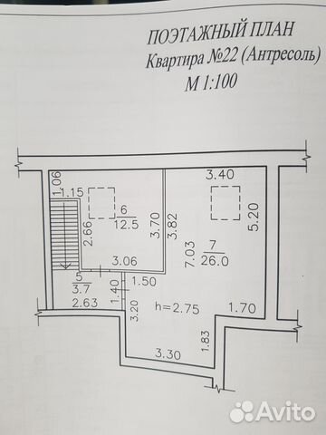 3-к квартира, 81 м², 3/5 эт. 3-к квартира, 81 м², 3/5 эт.