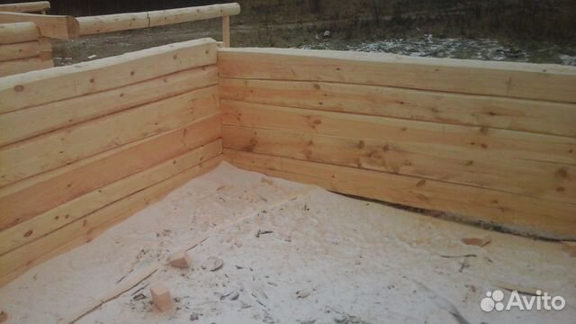 Банька 4х5м.Рубленный в лапу, внутри тесаный