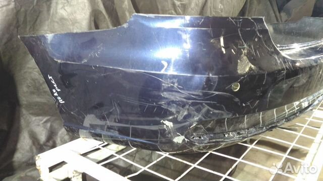 Бампер задний VW Поло Седан рестайлинг