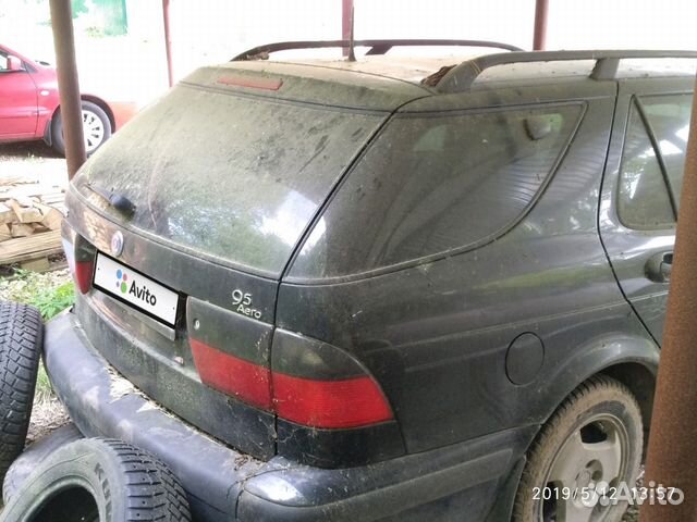 Saab 9-5 2.3 AT, 1999, битый, 300 000 км