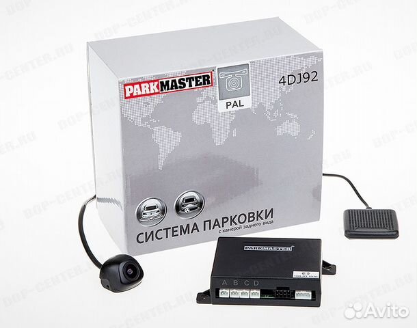 Парктроник ParkMaster 4DJ92B Камера + 4 датчика