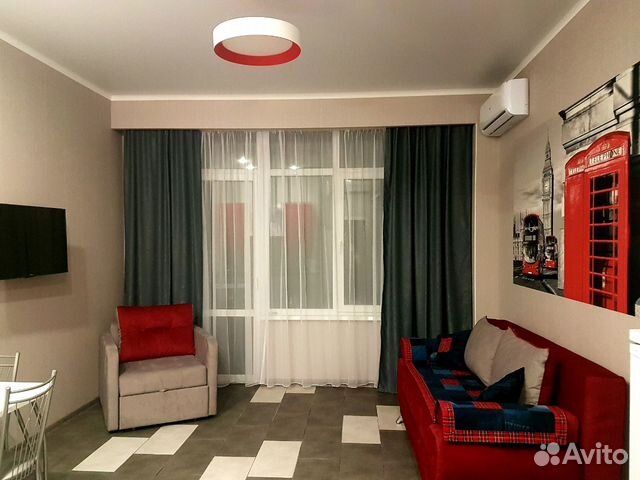 

Квартира-студия, 30 м², 2 кровати