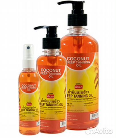 Масло кокосовое для загара 120 мл Таиланд