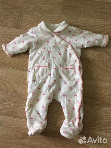 Хлопковый комбинезон утеплённый 52 mothercare