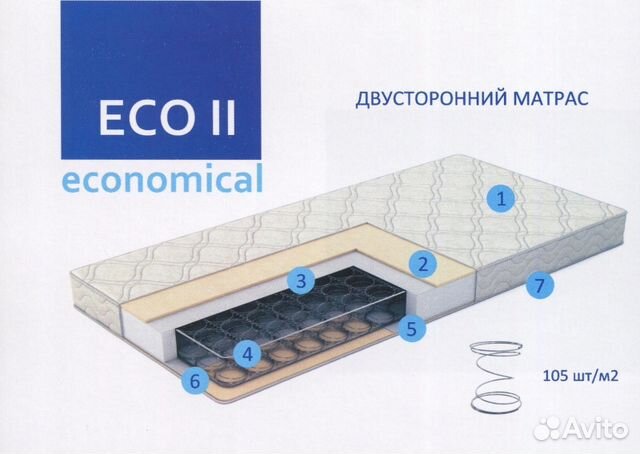 Матрас 1,6*2м