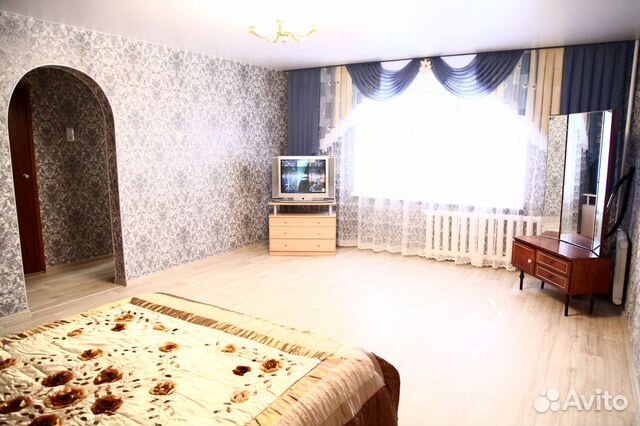 

1-к. квартира, 45 м², 3 кровати