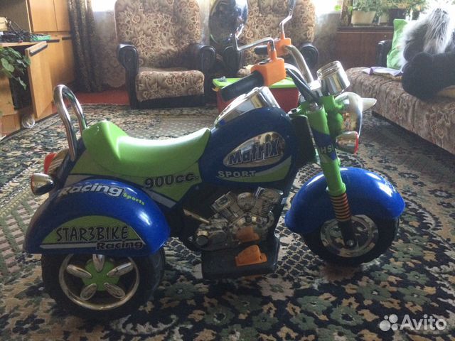 Детский электромобиль - Мотоцикл